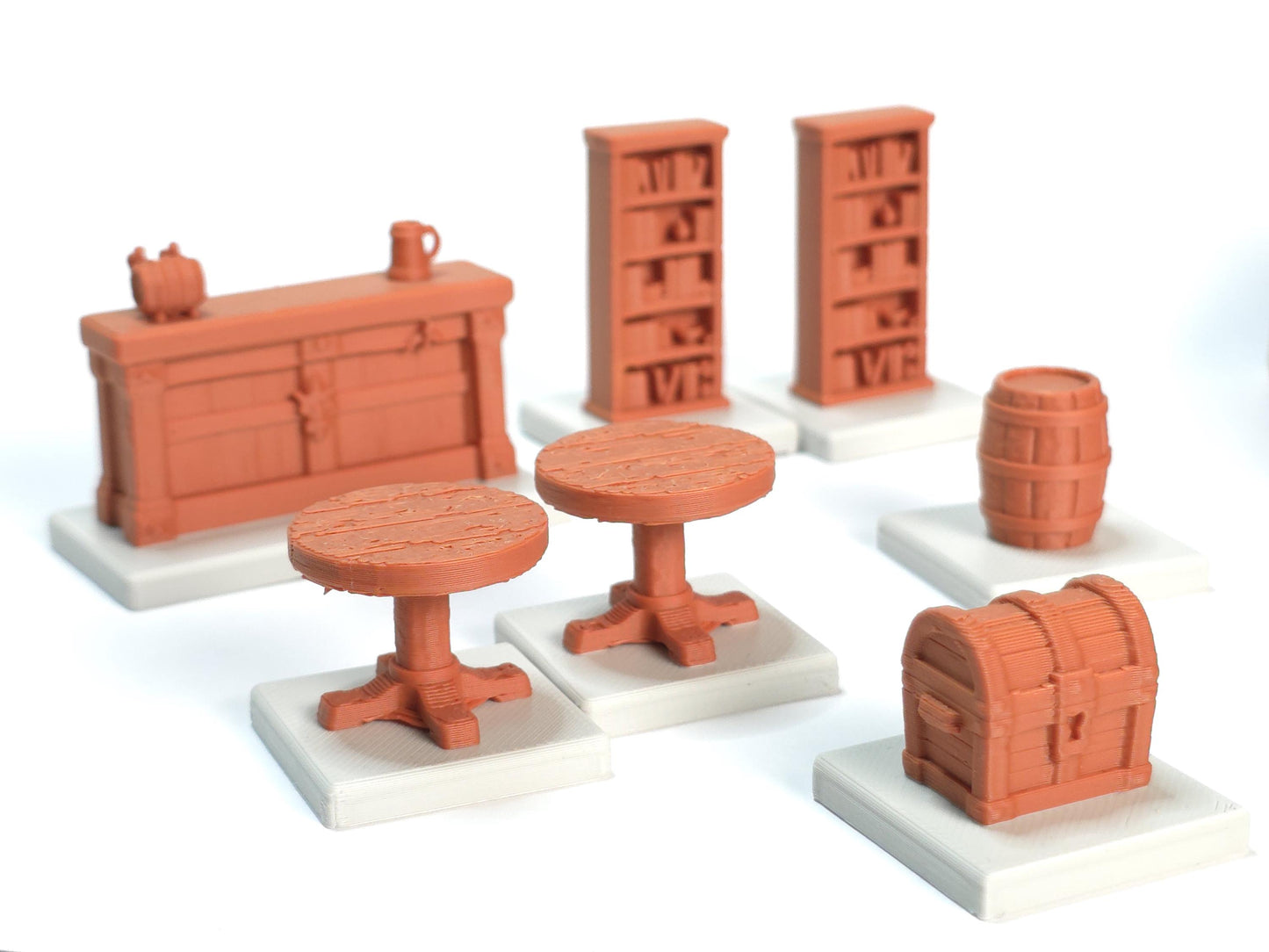 STL Tavern Props Pack (7 STL Files + 1 Bonus)