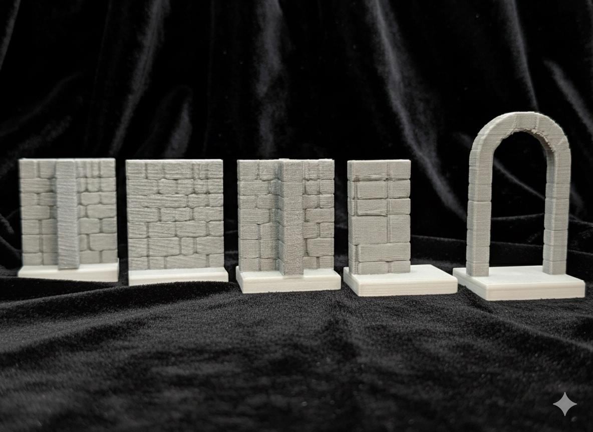 Modular Dungeon Walls & Doors