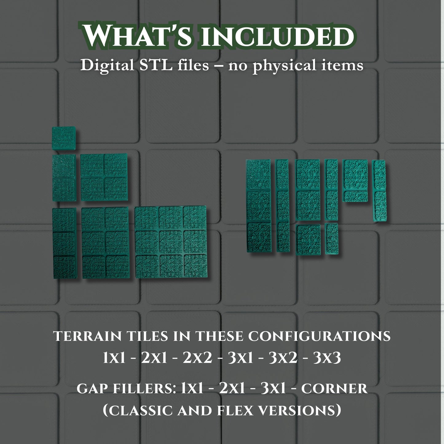 STL Grass Terrain Tiles
