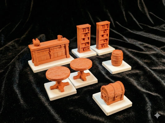 Tavern Props Pack - 7 Pieces + 1 Bonus