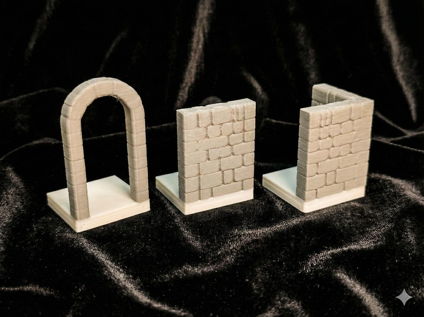 Flex System Walls Set – Wall + Corner + Door (3D Printed)