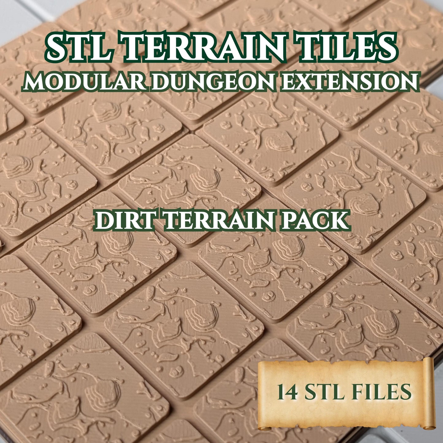 STL Dirt Terrain Tiles